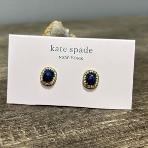 Kate Spade New York Lapis Halo Stud Earrings